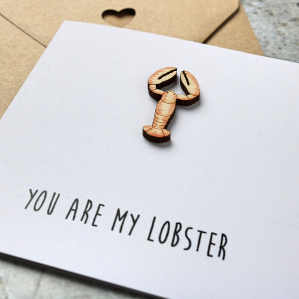You Are My Lobster Valentine's Card
