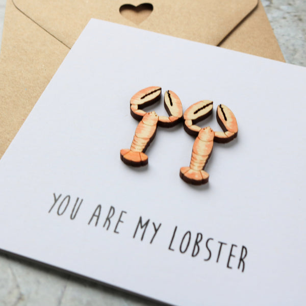 Lobster Couple Valentine's Card